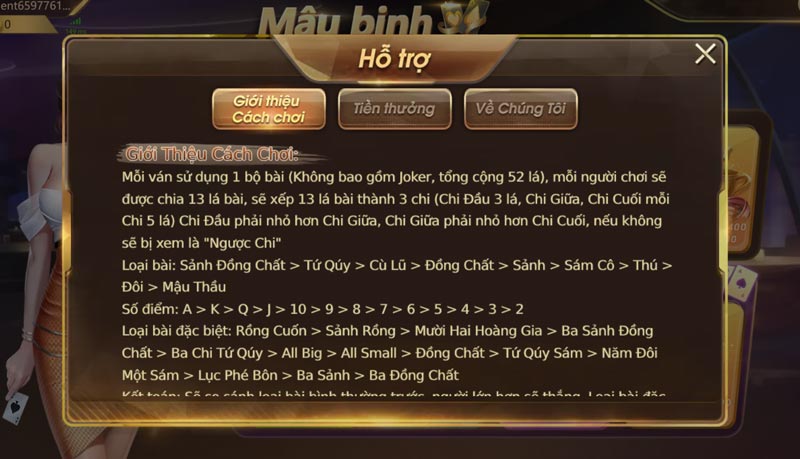 Mậu Binh EV88 3 EV88 cung cấp nhiều tiện ích cho người chơi tận hưởng thời gian giải trí